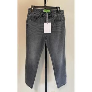 Sandrine Rose Faded Black Denim Jeans, SZ 26, $155 Retail, NWT